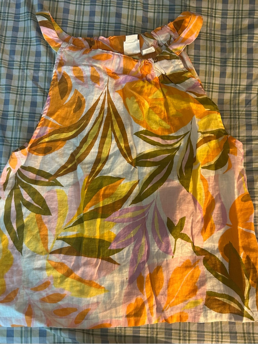 C&C California Floral Tank Top in Orange, Pink and Green